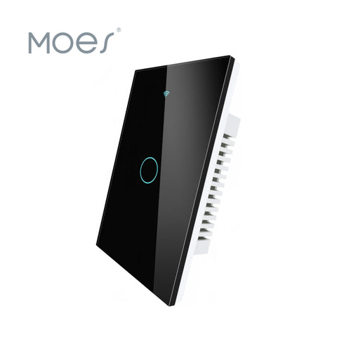 MOES Apagador Inteligente 1 Vía Black