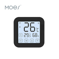 MOES Control de Aire Acondicionado + Sensor de Temperatura y Humedad