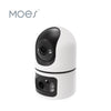 MOES Camara PTZ Interior 2K Dual Lens Inteligente