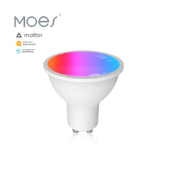 MOES Bombillo LED GU10 RGB+CW 4.7W