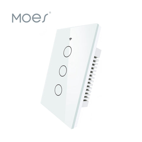 MOES Apagador Inteligente 3 Vías White