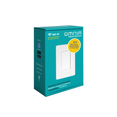 Smart Omnia Apagador ESSENTIALS Híbrido WiFi 1 Vía (Blanco)