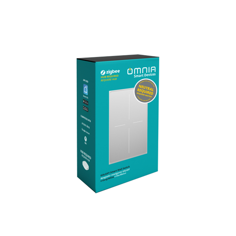 Smart Omnia Apagador GALAXY Zigbee 4 Vía (White)
